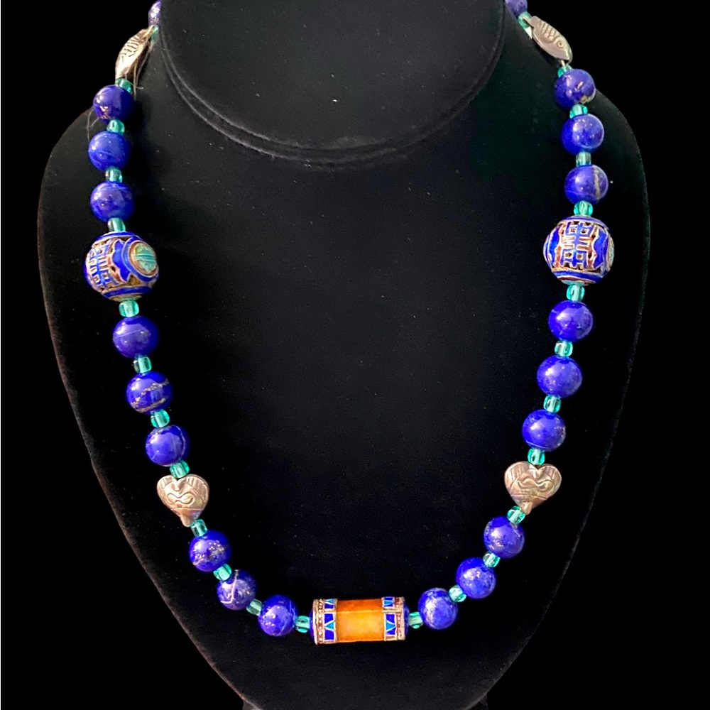 Unique Lapis Necklace